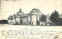 VINTAGE POSTCARD Paris the Petit Palais Bicycle