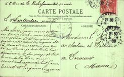 VINTAGE POSTCARD Funicular Paris of the Sacring Montmartre Heart