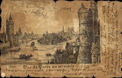 CPA Vue de Paris au XV e Siecle 