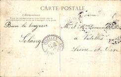 VINTAGE POSTCARD Paris Raw of the Seine Bridge of Tolbiac Discharge of the refuse