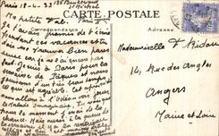 VINTAGE POSTCARD Paris Church Jullen Saint the Poor one