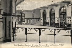 CPA Hotel Populaire Hommes rue de Charonne Entree et hall et vestibule 