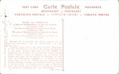 VINTAGE POSTCARD General Versailles Bonaparte with the battle of Rivoli Militari