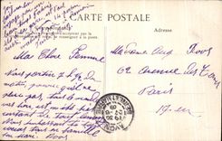 VINTAGE POSTCARD Fontainebleau Palate of Relics Coming from the Tomb of Napoleon 1st