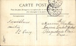 VINTAGE POSTCARD Paris Avenue of L Luxembourg observatory