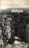 CPA Bagnoles de l Orne Le Lac et le Grand Hotel vue prise du Roc au Chien