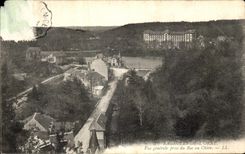 CPA Bagnoles de l Orne Vue generale prise du Roc au Chien