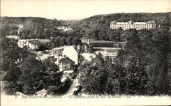CPA Bagnoles De L Orne Vue Generale prise du Roc au Chien