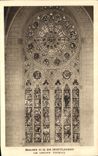 VINTAGE POSTCARD Church De Montligeon the Large Stained glass