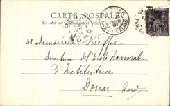 VINTAGE POSTCARD Holy Omer Gate of Notre Dame