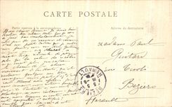 VINTAGE POSTCARD Holy Omer Ruins of Bertin Saint and L Abbey