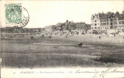 CPA Wimereux Vue Generale de La Plage