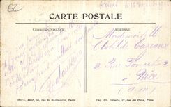 CPA Carency Ce Qui rest du Village Un canon pris a l ennemi Militaria