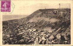 CPA Gris Nez La Falaise