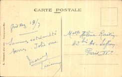 CPA Gris Nez La Falaise