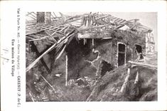 CPA Guerre Carency Une Maison du Village Militaria