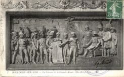 VINTAGE POSTCARD Boulogne On Sea the Column of the Low Large army Napoleon relief 1st