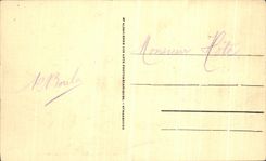 VINTAGE POSTCARD Boulogne On Sea the Steamer of outgoing Folkestone of the Port