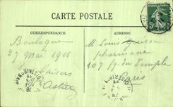 VINTAGE POSTCARD Boulogne On Sea the Casino and the Piers Academy of Gymnastics