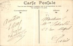 VINTAGE POSTCARD Boulogne On Entered Sea D an English Steamer Boat Lighthouse