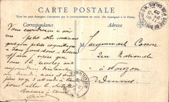 VINTAGE POSTCARD Boulogne the Night Thrown Is and Western Boats