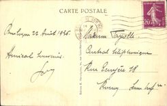 VINTAGE POSTCARD Boulogne On Sea View and L Landing stage