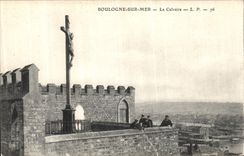 VINTAGE POSTCARD Boulogne on Sea On the Martyrdom