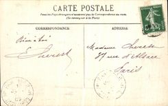 VINTAGE POSTCARD Boulogne on Sea Panoramic View of the City and the Piers