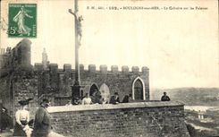 VINTAGE POSTCARD Boulogne on Sea the Martyrdom on Cliffs