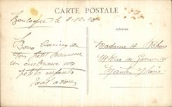 VINTAGE POSTCARD Boulogne On Sea the Casino and the Loubet Basin