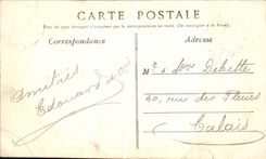 VINTAGE POSTCARD Boulogne On Mer Carries Dunes Children