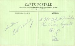 VINTAGE POSTCARD Boulogne On Sea the column of the Large army detail of the Napoleon door 1st