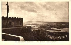 VINTAGE POSTCARD Boulogne On Sea View taken of the Martyrdom