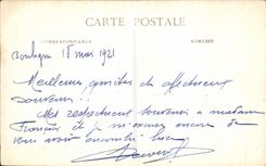 VINTAGE POSTCARD Boulogne on Sea a basic Wave