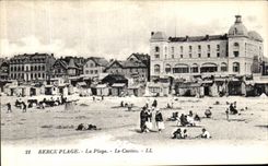 CPA Berck Plage La Plage Le Casino
