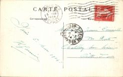 POSTAL Paris L Arc De Triomphe de la VENDIMIA del carrusel