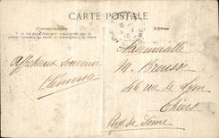 VINTAGE POSTCARD Paris Raw Of the Seine Close to the bridge oryal