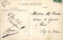 VINTAGE POSTCARD Paris Seen from of the bridge of L Alma