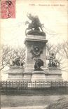 VINTAGE POSTCARD Paris Monument of the Sculptor Barye Lion