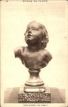 VINTAGE POSTCARD Museum of Cluny Bust D Child By Pigalle
