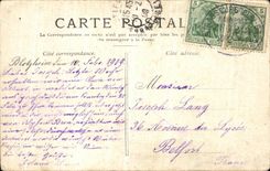 VINTAGE POSTCARD Paris L Church Saint Germain of Near