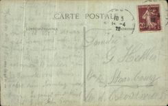 VINTAGE POSTCARD Paris Rules of mullet of L isle