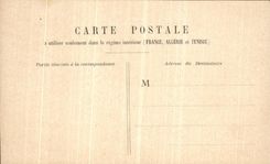 VINTAGE POSTCARD Paris Bankruptcy court and the caretaker s lodge