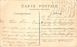 VINTAGE POSTCARD Paris Court of the Palais Royal