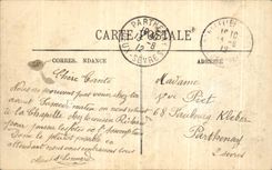 CPA Inondations de Paris Arrivee des Matelots