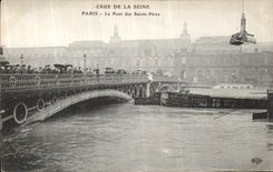 CPA Paris Pont des Saints Peres
