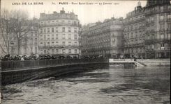 CPA Paris Pont Saint Louis 