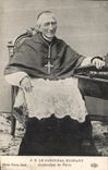 POSTAL Paris de la VENDIMIA el arzobispo cardinal de Richard de Paris