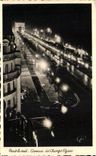 VINTAGE POSTCARD Paris the night Which occurred of the Elysees fields