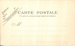 VINTAGE POSTCARD Paris Park Montsouris Monument of colonel Flatters